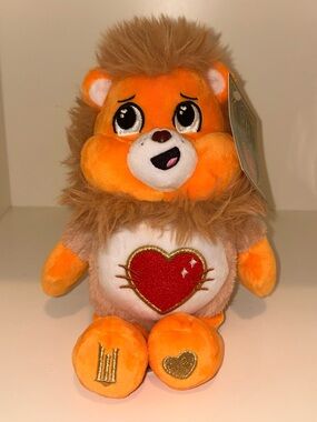 Wicked x Care Bears Tenderheart Bear as Cowardly Lion Plush NWT